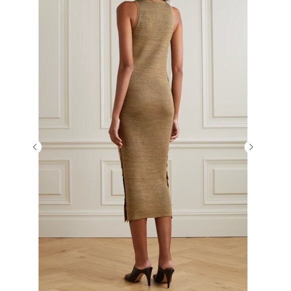 PETAR PETROV Fitted Silk Midi Dress - Picture 2 of 9